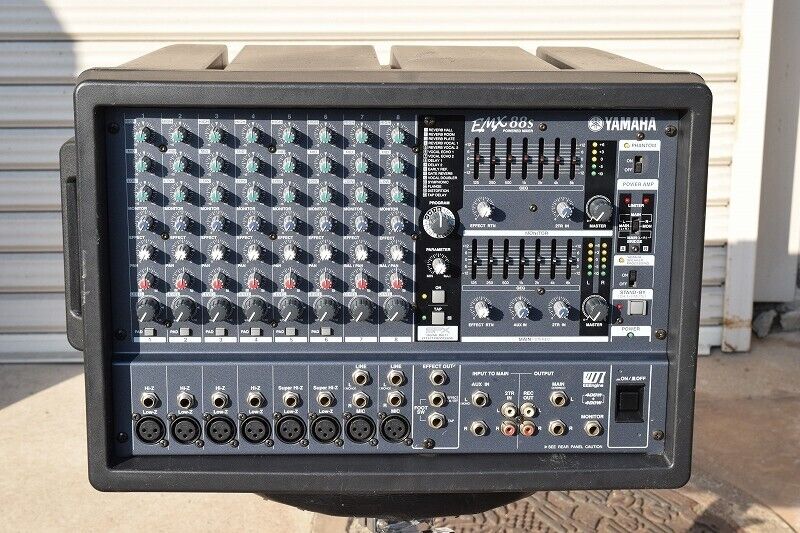 Yamaha EMX88S 8 Input Channel 400W+400W Powered Mixer from Yamaha EMX88S 8 Input Channel 400W+400W Powered Mixer from