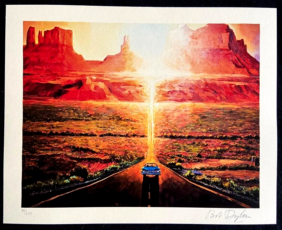 Bob Dylan Lithograph 