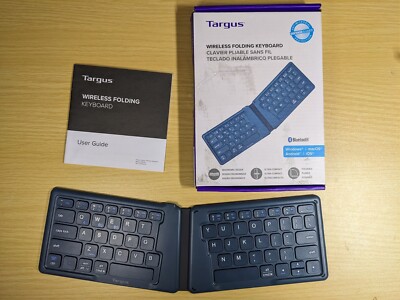 Targus Ergonomic Foldable Bluetooth Keyboard for Windows/iOS/Android PKF00302US