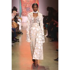 House Of Aama Nwt Cherubs Jacket In Tan / Gold Colorway Runway Item Womens 2