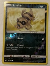 Sandile 83/149 Sun & Moon 2017 Common Reverse Holo Pokemon Card NM/M 🔥🔥🔥