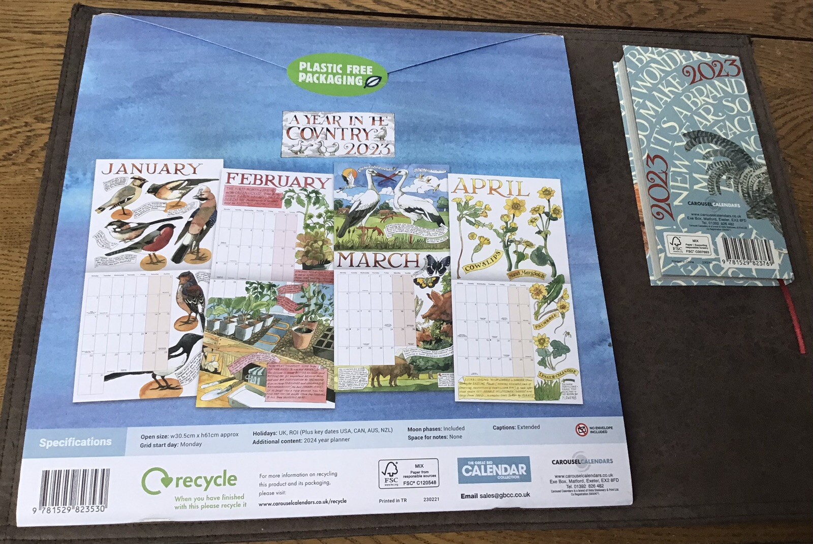 Emma Bridgewater Diary and A Year In The Country Matthew Rice Year