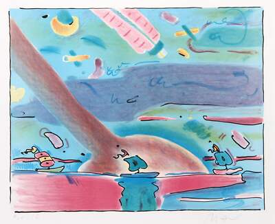 Peter Max, Sailboats, Lithograph, signed and numbered in pencil
