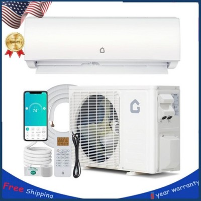 9000 BTU Ductless Mini Split Air Conditioner & Heater Energy Efficient 19 SEER2