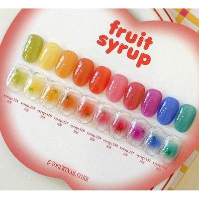 Yogurt Gel Fruit Syrup Gel Polish 8ml | 10 Colors | Korean Nail