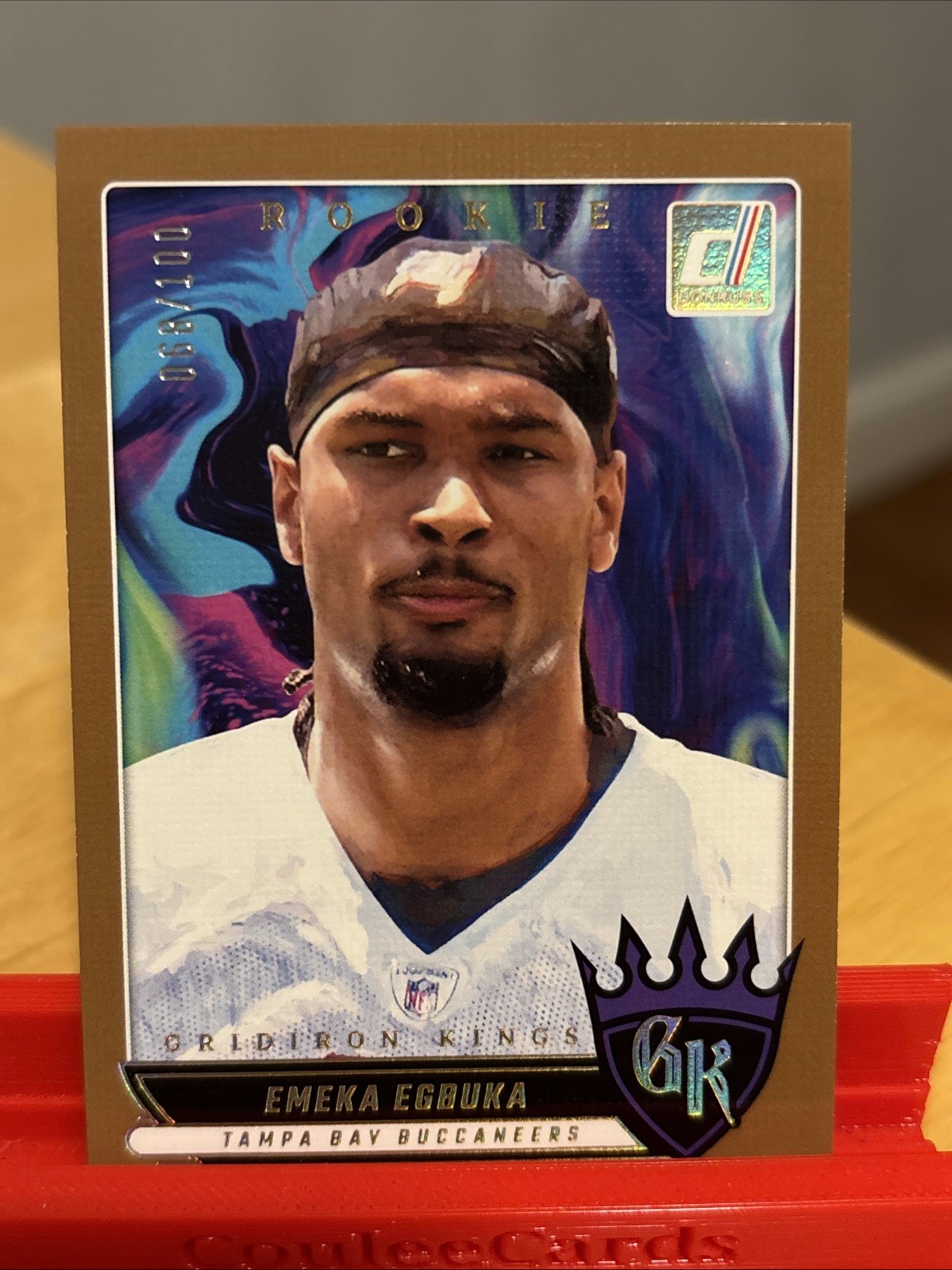 2025 Donruss EMEKA EGBUKA Gridiron Kings Rookie 68/100 Tampa Bay Buccaneers RC!