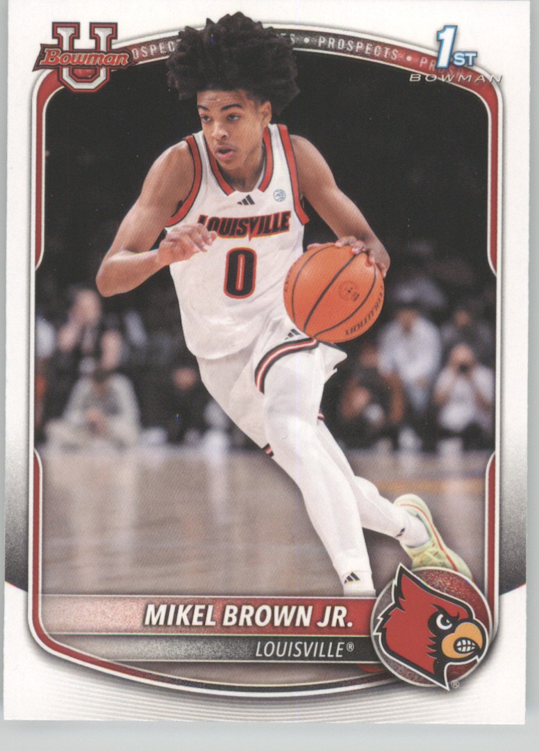 2025-26 Bowman #BPP-12 Mikel Brown Jr. Prospects