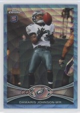 2012 Topps Chrome Blue Wave Refractors Damaris Johnson #BW-149 h3a