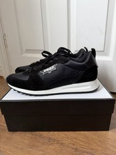 Dsquared2 Black DS2 Trainers Unisex UK Size 11 EU45