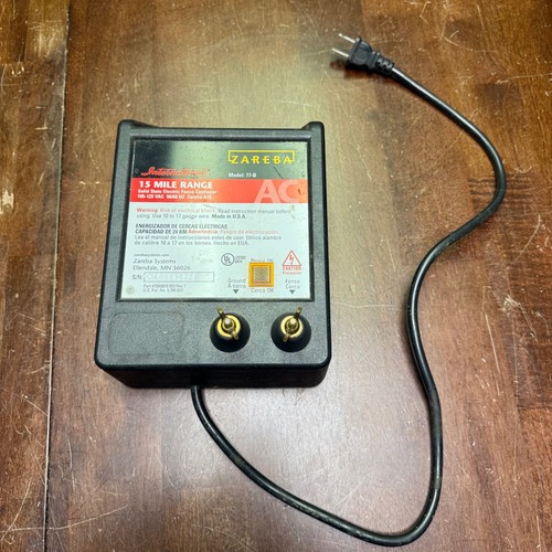 Zareba Electric Fence Controller Black 15 Mile Range AC Model 77-B