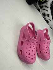 Cat & Jack Girls Pink Clogs Size 8 Kids Slip-...