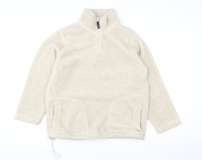 Beigefarbener Pullover Sweatshirt Damen UK Größe S Joie de Vivre