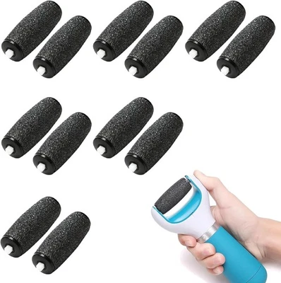 BRANDED 12 Pcs Foot File Replacement Rollers, Extra Coarse Refill Rollers for Scholl Vel