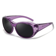Myiaur Polarized Fit Over Glasses Sunglasses for Women Men, Over Sunglasses with