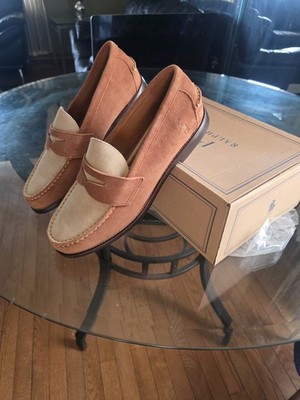 Polo Ralph Lauren Alston Suede Penny Loafer Men Sz10