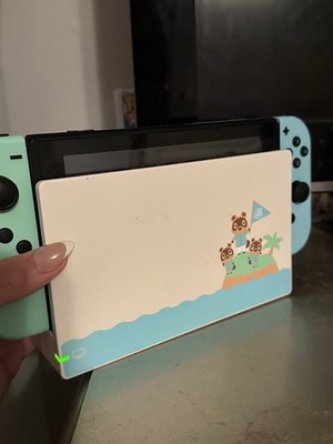 Nintendo Switch Animal Crossing Edition Console Blue & Green Joy-Cons Dock