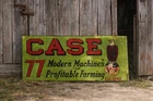 Vintage Style Case Farming Sign – 48” – Aluminum Composite – USA Made
