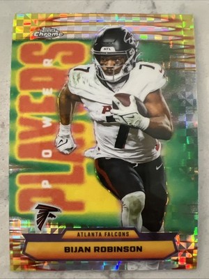 2025 Topps Chrome Power Players Xfractor Bijan Robinson PP-11 Falcons