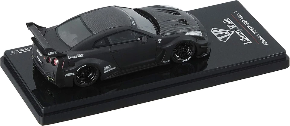 TSM MODEL 1/43 LB-Silhouette WORKS GT Nissan 35GT-RR Version 1 Matte Black - Image 2 of 3