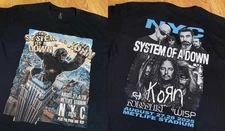 System Of A Down Tour Shirt 2025 MetLife Stadium NY NJ Korn reprint