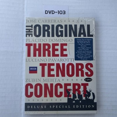 The Original Three Tenors Concert Deluxe Special Edition DVD Set, new and sealed