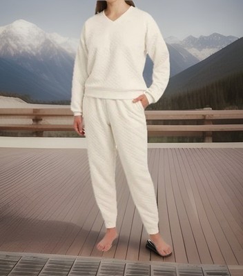 Lands  End Women's Quilted 2-piece Lounge Set