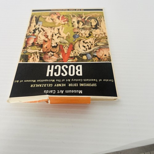 Museum Art Cards Bosch 16 Colour Cards Vintage 1973 - Picture 6 of 13
