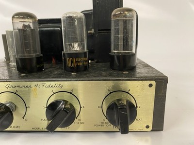 Grommes 10PG-8 プリメインアンプ　グロメス　真空管 Vintage 1950s Grommes Hi Fidelity LJ-6 6V6 Tube Amplifier - SHOWN