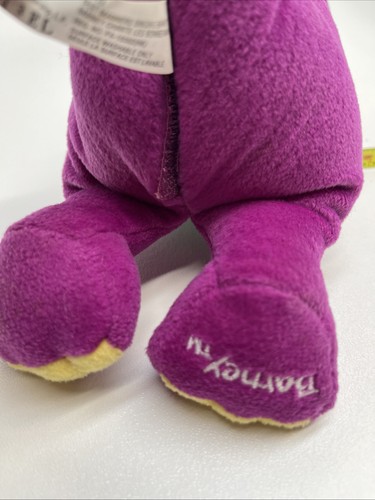 TESTED 2002 Barney the Dinosaur Best Manners Singing Plush Toy Light Sound WORKS - Picture 7 of 8