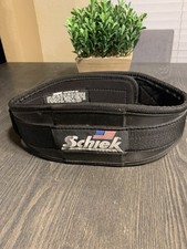Schiek Sports Nylon Weight Lifting Support Belt 6" Black X Small-Gym Workout