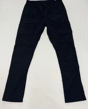NWT H&M Black Regular Fit Lightweight Cargo Size Medium