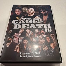 CZW - Combat Zone Wrestling - Cage of Death 19 2017 DVD Rare WWE AEW