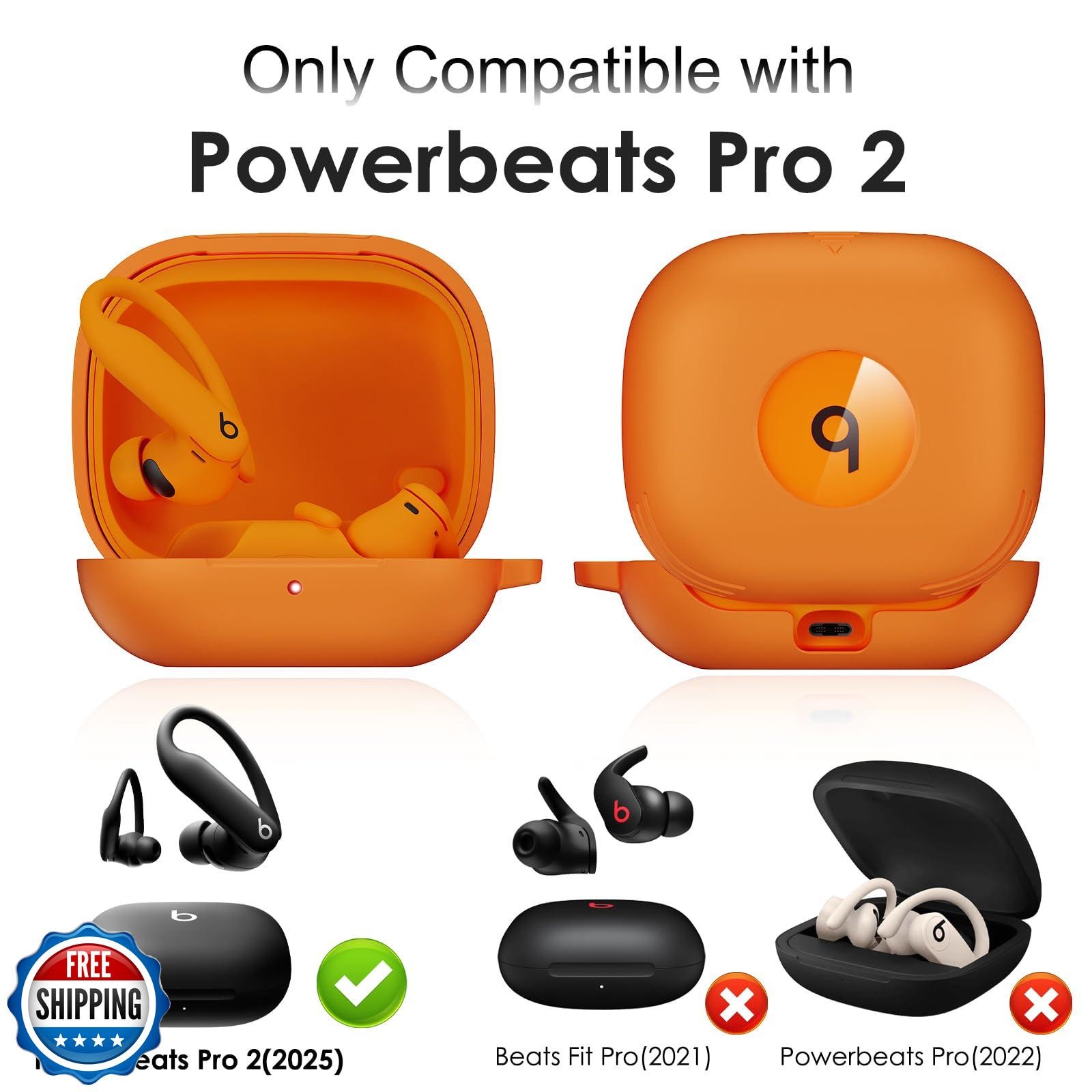 LDSXAY for Beats Powerbeats Pro 2 Case Cover, Shockproof Magnetic Case for Po