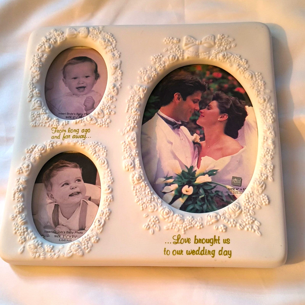 Russ Berrie★天からの贈り物★陶器製フォトフレーム★ヴィンテージ品 Russ Wedding Picture Frames for sale | eBay