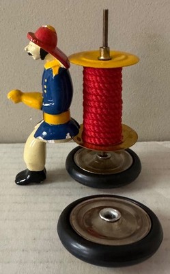 Rare Handmade German Nuremberg Tin Fire Engine w/ Original Cert