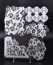 Anna Griffin Mixed Lot of 6 Floral, Flourish, Pocket, Background Cutting Dies