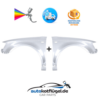 Kotflügel Audi A3 8P Links + Rechts LY7W 03-08 Neu Lackiert