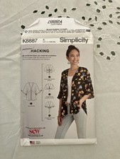 Vintage Simplicity 90s+ Kimono pattern No K8887 size XXS - XXL