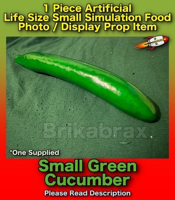 1 Stück Künstliche Kleine Grün Garten Gurke Simulation Essen Foto Requisite 24,5 cm