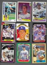 (12) Steve Sax baseball cards lot 1982 Donruss RC +, Los Angeles Dodgers +