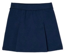 NWT Wonder Nation Girls School Uniform Stretch Ponte Knit Scooter Skirt Navy