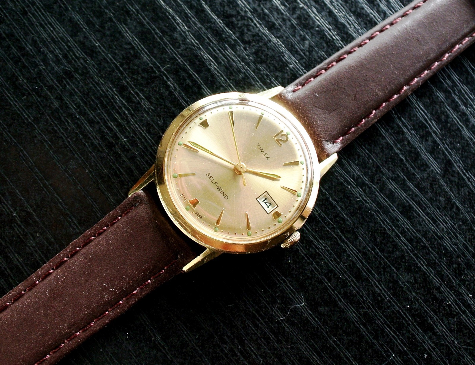 VINTAGE TIMEX 1966 DATE AUTOMATIC MECHANICAL SELF… - image 7