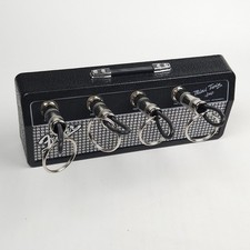 Fender Guitar Jack Key Holder Rack Includes 4 Keychains