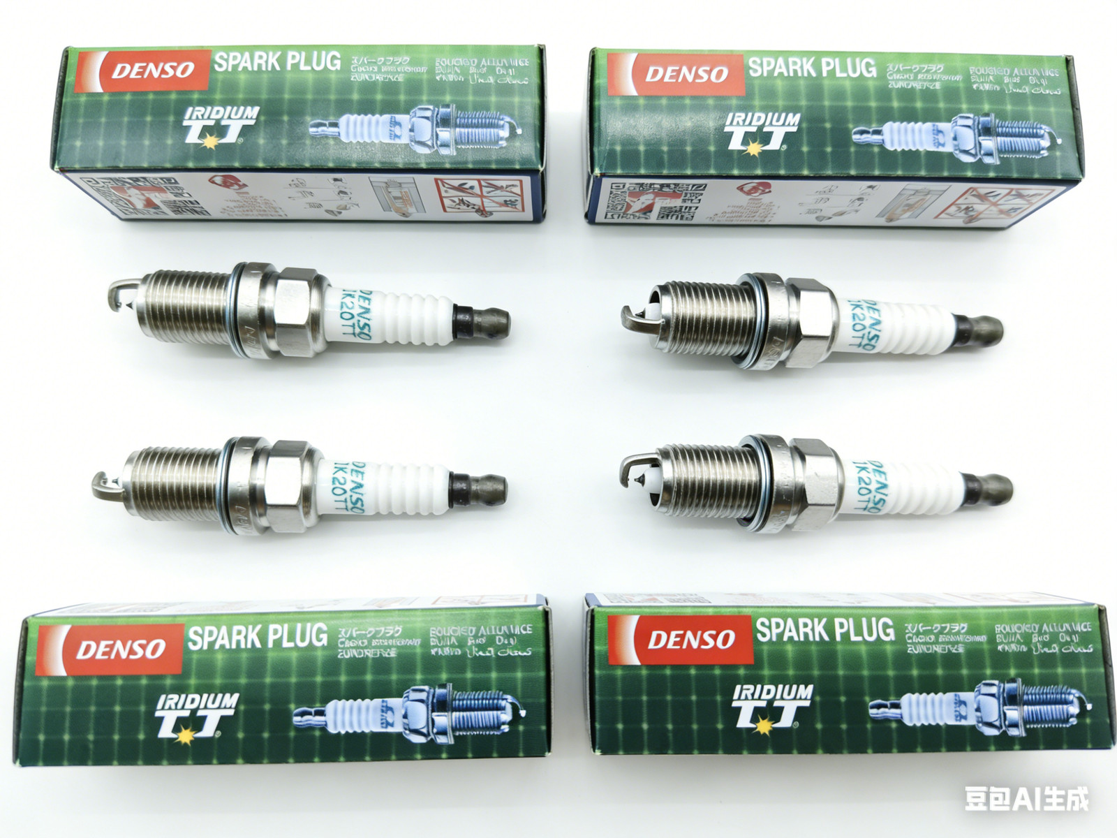 4pcs-IK20TT Denso Iridium Spark Plug 4702 4589-For Toyota Lexus OEM Set IFR6T-11