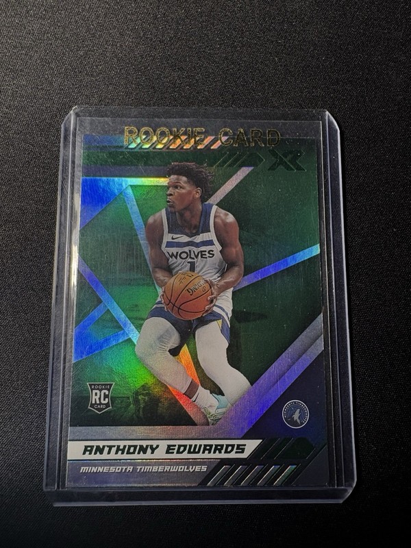 2020-21 Panini Chronicles - XR Anthony Edwards #295 Green (RC)