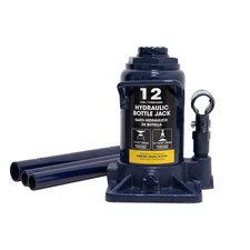 12T (24000LBS) Capacity Low Profile Hydraulic Welded Heavy Duty Bottle Jack