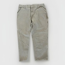 Carhartt Original Dungaree Fit Carpenter Pants Canvas B11 Workwear Men's 38 x 30