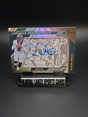 2020 Panini XR Luminous Endorsement Jalen Hurts Rookie No .LE-JU /99