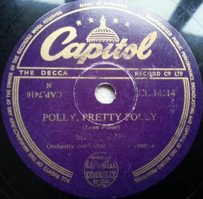 SCHELLACK Mel Blanc Money / Polly, Pretty Polly Capitol