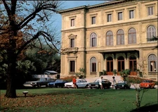 Palazzo Dei Congressi Firenze Fiat vintage postcard q603